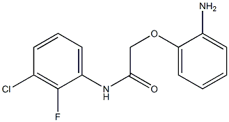 2-(2-aminophenoxy)-N-(3-chloro-2-fluorophenyl)acetamide 结构式