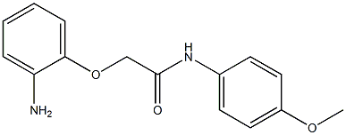 2-(2-aminophenoxy)-N-(4-methoxyphenyl)acetamide 结构式