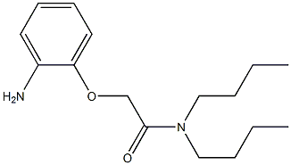 2-(2-aminophenoxy)-N,N-dibutylacetamide 结构式