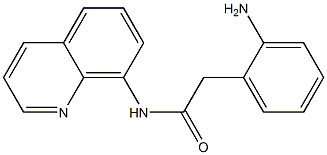 2-(2-aminophenyl)-N-(quinolin-8-yl)acetamide 结构式