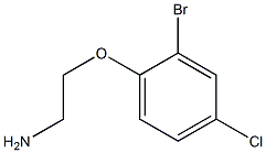 2-(2-bromo-4-chlorophenoxy)ethanamine 结构式