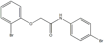 2-(2-bromophenoxy)-N-(4-bromophenyl)acetamide 结构式