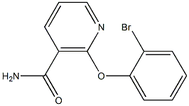 2-(2-bromophenoxy)nicotinamide 结构式