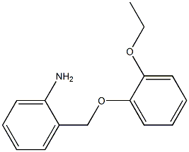 2-(2-ethoxyphenoxymethyl)aniline 结构式