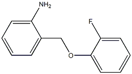 2-(2-fluorophenoxymethyl)aniline 结构式