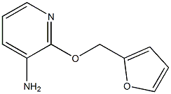 2-(2-furylmethoxy)pyridin-3-amine 结构式