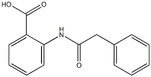 2-(2-phenylacetamido)benzoic acid 结构式