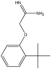 2-(2-tert-butylphenoxy)ethanimidamide 结构式