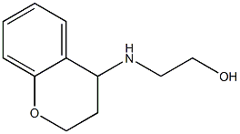 2-(3,4-dihydro-2H-1-benzopyran-4-ylamino)ethan-1-ol 结构式