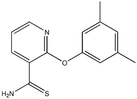 2-(3,5-dimethylphenoxy)pyridine-3-carbothioamide 结构式