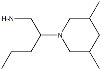 2-(3,5-dimethylpiperidin-1-yl)pentan-1-amine 结构式