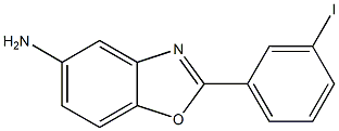 2-(3-iodophenyl)-1,3-benzoxazol-5-amine 结构式