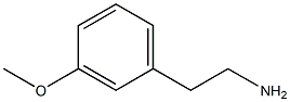 2-(3-methoxyphenyl)ethan-1-amine 结构式