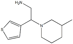 2-(3-methylpiperidin-1-yl)-2-thien-3-ylethanamine 结构式