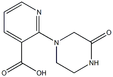 2-(3-oxopiperazin-1-yl)pyridine-3-carboxylic acid 结构式