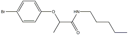 2-(4-bromophenoxy)-N-pentylpropanamide 结构式