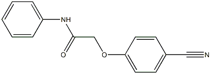 2-(4-cyanophenoxy)-N-phenylacetamide 结构式