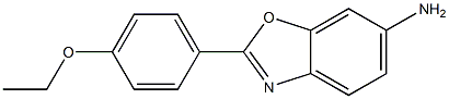 2-(4-ethoxyphenyl)-1,3-benzoxazol-6-amine 结构式