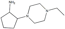 2-(4-ethylpiperazin-1-yl)cyclopentanamine 结构式