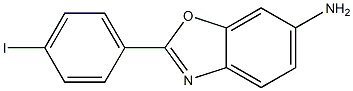 2-(4-iodophenyl)-1,3-benzoxazol-6-amine 结构式
