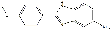 2-(4-methoxyphenyl)-1H-benzimidazol-5-amine 结构式