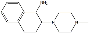 2-(4-methylpiperazin-1-yl)-1,2,3,4-tetrahydronaphthalen-1-amine 结构式