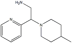 2-(4-methylpiperidin-1-yl)-2-(pyridin-2-yl)ethan-1-amine 结构式