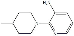 2-(4-methylpiperidin-1-yl)pyridin-3-amine 结构式