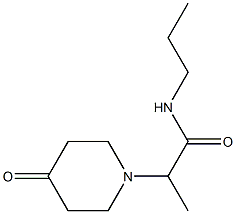 2-(4-oxopiperidin-1-yl)-N-propylpropanamide 结构式