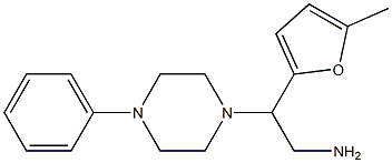 2-(5-methylfuran-2-yl)-2-(4-phenylpiperazin-1-yl)ethan-1-amine 结构式