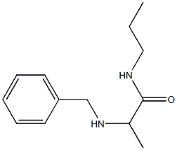 2-(benzylamino)-N-propylpropanamide 结构式