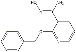 2-(benzyloxy)-N'-hydroxypyridine-3-carboximidamide 结构式
