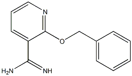 2-(benzyloxy)pyridine-3-carboximidamide 结构式