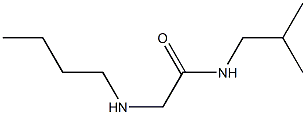 2-(butylamino)-N-(2-methylpropyl)acetamide 结构式