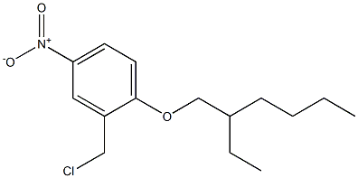 2-(chloromethyl)-1-[(2-ethylhexyl)oxy]-4-nitrobenzene 结构式