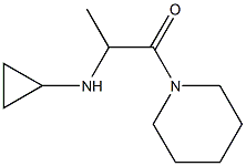2-(cyclopropylamino)-1-(piperidin-1-yl)propan-1-one 结构式