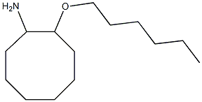 2-(hexyloxy)cyclooctan-1-amine 结构式