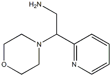 2-(morpholin-4-yl)-2-(pyridin-2-yl)ethan-1-amine 结构式