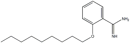 2-(nonyloxy)benzene-1-carboximidamide 结构式