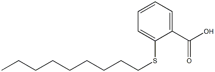 2-(nonylsulfanyl)benzoic acid 结构式