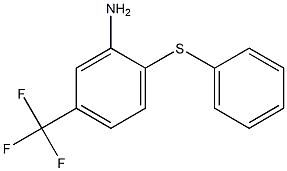 2-(phenylsulfanyl)-5-(trifluoromethyl)aniline 结构式