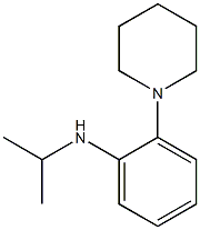 2-(piperidin-1-yl)-N-(propan-2-yl)aniline 结构式