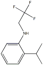 2-(propan-2-yl)-N-(2,2,2-trifluoroethyl)aniline 结构式