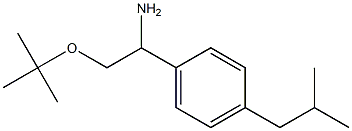 2-(tert-butoxy)-1-[4-(2-methylpropyl)phenyl]ethan-1-amine 结构式