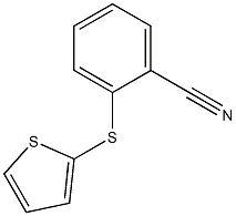 2-(thiophen-2-ylsulfanyl)benzonitrile 结构式