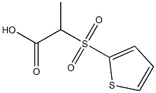 2-(thiophene-2-sulfonyl)propanoic acid 结构式