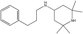 2,2,6,6-tetramethyl-N-(3-phenylpropyl)piperidin-4-amine 结构式