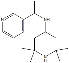 2,2,6,6-tetramethyl-N-[1-(pyridin-3-yl)ethyl]piperidin-4-amine 结构式