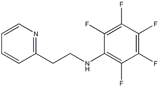 2,3,4,5,6-pentafluoro-N-[2-(pyridin-2-yl)ethyl]aniline 结构式