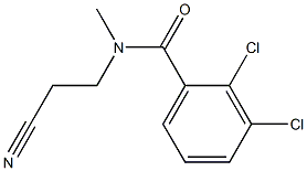 2,3-dichloro-N-(2-cyanoethyl)-N-methylbenzamide 结构式